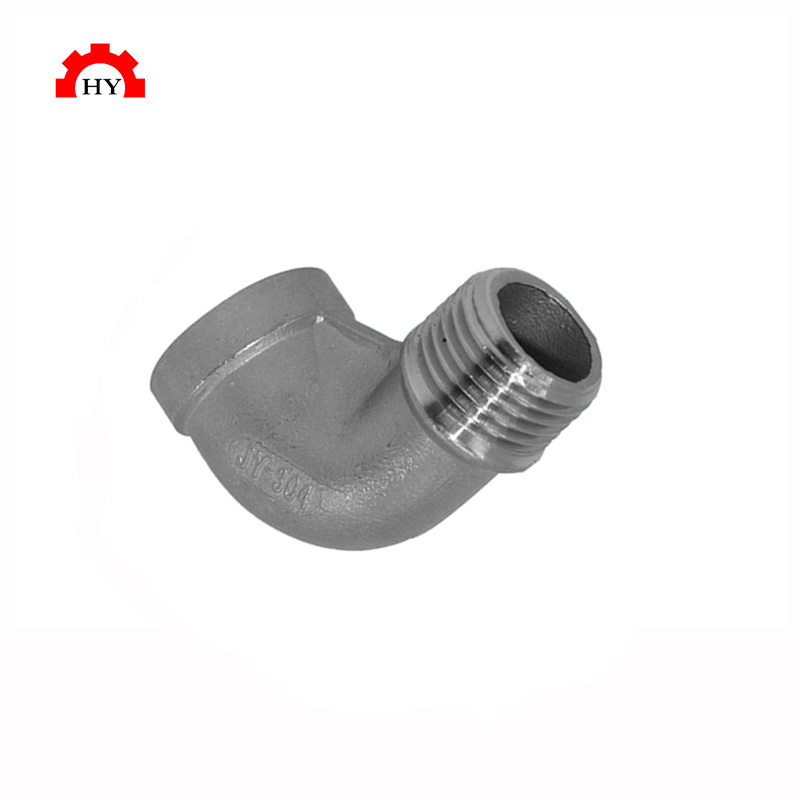 ASME B16.3 Malleable Cast Iron Threaded Elbow for Home Decoration